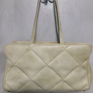 Saber Vintage 1960 Quilted Leather Satchel